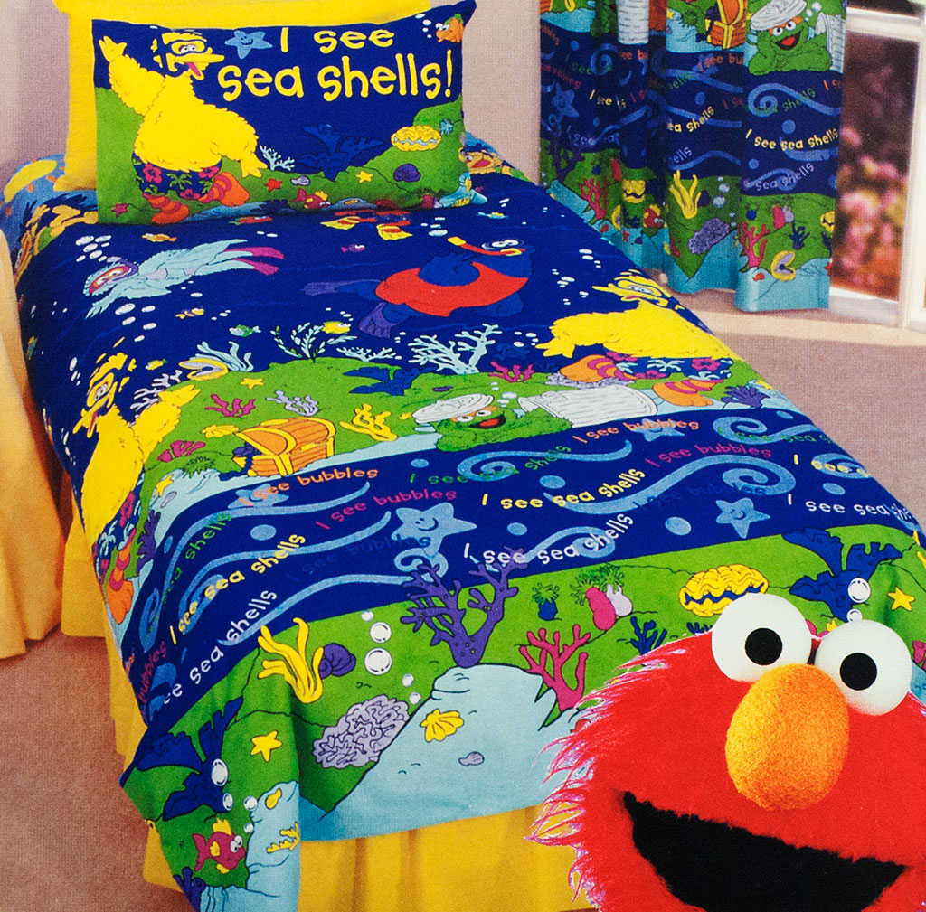 A Sesame Street Bedroom Theme Kids Bedding Dreams